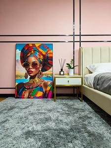 <span class=keywords><strong>งาน</strong></span>ศิลปะรูปปั้นพอร์ตเทรตคริสตัลพอร์ซเลนและภาพวาด ศิลปะตกแต่งผนังภาพวาดผู้หญิงสมัยใหม่ - Product Image 3