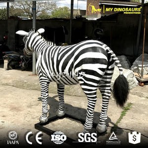 Modelo de Animal de Zoológico Animatrónico <span class=keywords><strong>Z</strong></span> MY DINO AA-104, Cebra de Fibra de Vidrio - Product Image 6