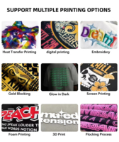 T-shirts personnalisés en coton 100% pour hommes, coupe oversize, impression numérique vierge multicolores, vente en gros OEM, pour le sport en plein air