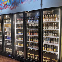 Réfrigérateurs Vitrine de présentation des boissons Sub zero Vin et bière Service libre-service Réfrigérateur à alcool