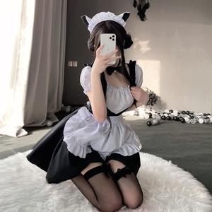 Nouveaux costumes de rôle de femme de chambre unisexes pour la télévision et le cinéma, motifs de personnages, costumes en polyester, robes pour Halloween, spectacles de scène, BDSM - Product Image 2