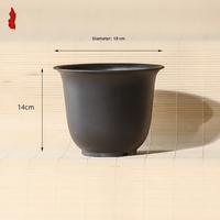 Pots de fleurs en résine pour orchidées et succulentes, style contemporain, style chinois, contrôle des racines, écologiques, pour salon et bureau