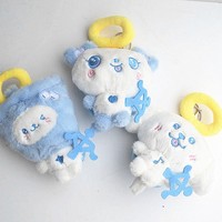 Porte-clés en peluche style ange YUSHI SION SAKUYA Wu Shiwen, pendentif de poupée