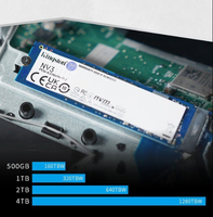 قرص صلب جديد للألعاب من نوع NV3 NVMe M.2 بسعة 500 جيجابايت وواجهة PCIE4.0 لأجهزة الكمبيوتر المكتبية