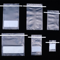 Sac d'échantillonnage stérile jetable pour laboratoire chimique, en nylon PE, scellable, sans enzyme, zone d'impression et d'écriture, multi-spécifications