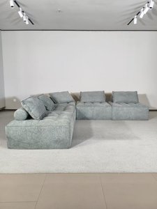 वैक्यूम संपीड़ित मॉड्यूलर सोफे सेट. 50% महासागर माल बचाया गया. l/u आकार मुक्त संयोजन सोफे कपड़े विला 3 सीटर सोफा बिस्तर - Product Image 6