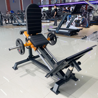 Machine de Musculation de Salle de Sport Multifonction Réglable, Sûre, Durable et Compacte pour Presse à Cuisses, Squat Hack et Mollets