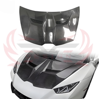Capot moteur en fibre de carbone style V pour Lamborghini Huracan LP580-2 LP610-4 2014+ Kit carrosserie