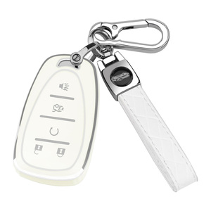 Kunasi – housse de clé de voiture Chevy avec porte-clés, coque de clé en TPU souple pour Equinox <span class=keywords><strong>Malibu</strong></span> Camaro Cruze Blazer Traverse Trax - Product Image 1