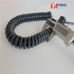 Kawat pegas daya inti 2/3/4/5/6/7/8/10. Kabel teleskopik spiral elastisitas tinggi.