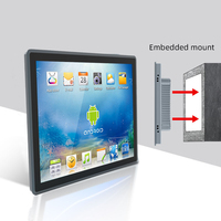 Panel PC Industrial de Aluminio Completo de 10-19 Pulgadas con Pantalla Táctil Pcap, Clasificación IP65, Opciones de CPU Intel I3/i5/i7, Disponible en Stock