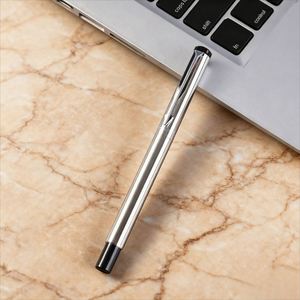 Luxury Metal Ballpoint <b>Pen</b> with logo Personalized <b>Silver</b> Metal <b>Pens</b> Business Signature Metal <b>Pen</b> Black Custom Corporate Gifts - Product Image 3
