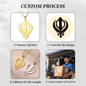 FUTUJI Acero inoxidable <span class=keywords><strong>Escritura</strong></span> Hindú proceso de corte colgante <span class=keywords><strong>escritura</strong></span> <span class=keywords><strong>jeroglífica</strong></span> templo hindú para el hogar - Product Image 3