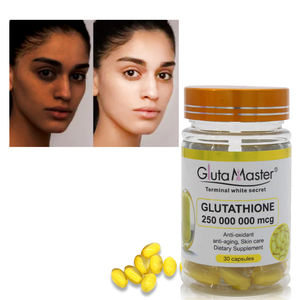 Gélules Blanchissantes Extra Fortes de Haute Qualité au Glutathion 250 000 000 Mcg et Collagène, Pilules Éclaircissantes pour la Peau à la Vitamine C et au Collagène - Product Image 1