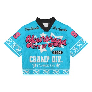 เสื้อฟุตบอลลายทางสไตล์วินเทจทำจากโพลีเอสเตอร์พิมพ์ซับลิเมชันเสื้อฟุตบอลทรงโอเวอร์ไซส์เข้ารูปเสื้อผ้า100% - Product Image 5