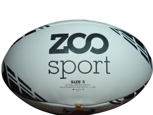 ลูกรักบี้ยูเนี่ยนดีไซน์ยอดเยี่ยมวัสดุยาง PU ขนาด5นิ้วเย็บด้วยมือแข็งแรงทนทานต่อทุกสภาพอากาศ - Product Image 3