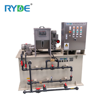 Sistema de Dosificación de Floculante Químico para Plantas de Tratamiento de Aguas Residuales Industriales con Bomba, Motor, PLC y Acero Inoxidable 304, 500-4000L/H