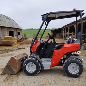 Mini Cargadora <span class=keywords><strong>de</strong></span> Ruedas Hidrostática HAIJU H140, Capacidad 350 kg, con Motor <span class=keywords><strong>de</strong></span> Gasolina LONCIN, Velocidad 20 km/h, para Uso Agrícola y <span class=keywords><strong>de</strong></span> Jardín, Gran Venta - Product Image 1