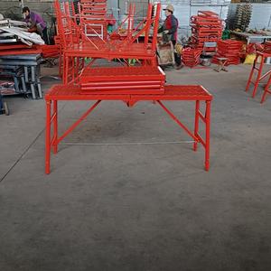 Échelle pliante en acier de conception moderne Yunding, capacité de charge de 100 à 500 kg, hauteur de 1,5 m, <span class=keywords><strong>échafaudage</strong></span>s d'ingénierie épaissis - Product Image 5