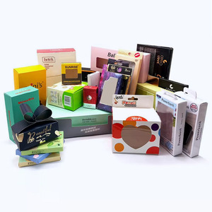 Tùy chỉnh bóng cán vàng dập nóng logo chết cắt cửa sổ hiển thị Hộp Mỹ phẩm bán lẻ hộp đóng gói với giá rẻ - Product Image 5