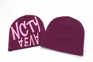 Cappello invernale con berretto Jacquard moda Logo personalizzato all'ingrosso OEM