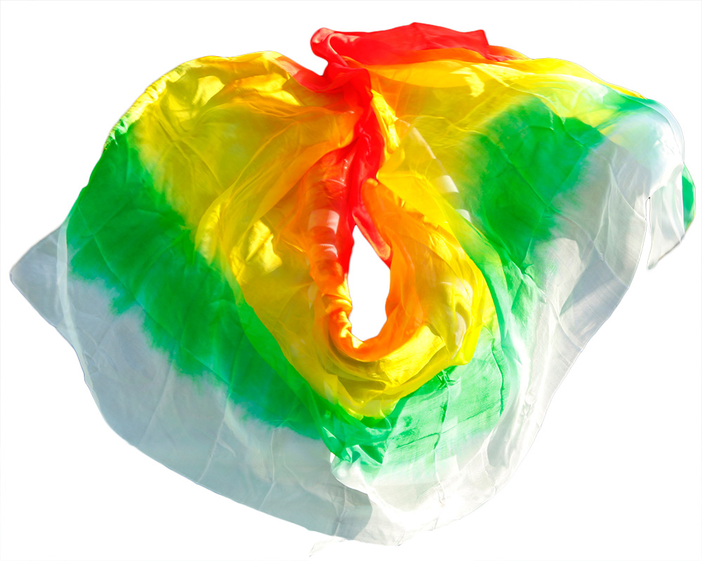 Orange-yellow-green-white