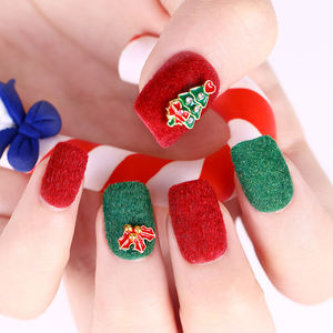 Christmas Velvet <span class=keywords><strong>Powder</strong></span> Coloured Flashing <span class=keywords><strong>Powder</strong></span> Winter Polished Nail Decorating Flocking <span class=keywords><strong>Powder</strong></span> - Product Image 6