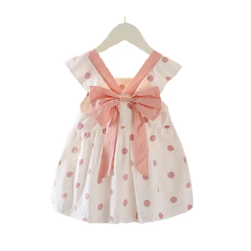 Saia bebê menina vestido 1-6 t borboleta, frente única, vestido de algodão casual, produtos, venda quente, 2021