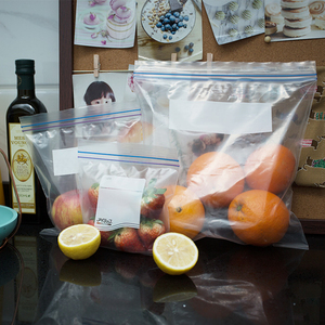 Reusable Food Freezer Storage <b>Packaging</b> <b>Bags</b> Ldpe Plastic Zipper Plastic <b>Bag</b> With Retail Box <b>Packaging</b> - Product Image 1