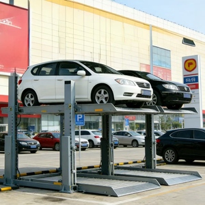 Tabitha Élévateur <span class=keywords><strong>de</strong></span> stationnement double manuel à 2 poteaux en métal pour extérieur, modèle TTPP606, capacité <span class=keywords><strong>de</strong></span> charge 2700 kg, garantie 5 ans, à <span class=keywords><strong>vendre</strong></span> - Product Image 4