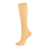 Chaussettes de compression élastiques plates personnalisées, motif Paisley, logo personnalisé, chaussettes pour la vie quotidienne, séchage rapide, chaussettes en nylon