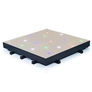 MITUSHOW Factory Direct Starry Sky Dance Floor Tempered Glass Indoor/Outdoor Wireless Male Female Connector Stage DJ LED Light