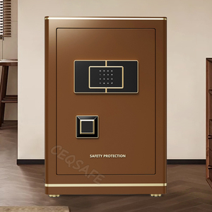 CEQSAFE Coffre-fort biométrique de sécurité à empreintes digitales, coffre-fort numérique caché pour la maison, coffre-fort intelligent antivol avec reconnaissance faciale Wifi - Product Image 1