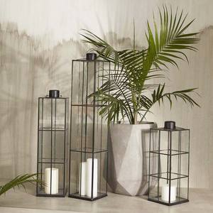 Linterna de vela de suelo para decoración del hogar, nuevo soporte para decoración interior y exterior, linterna de vela con forma de cilindro alto - Product Image 3