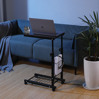 Accessoires informatiques avec bureau d'ordinateur mobile et fonctions de chevet Bureau de chevet mobile Produit en stock