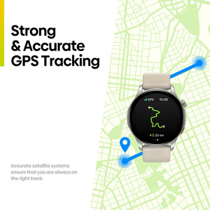 นาฬิกาอัจฉริยะ Zeblaze Btalk3 GPS ขนาด 41-43 มม. หน้าจอ AMOLED รองรับการโทรผ่านบลูทูธ ตรวจวัดอัตราการเต้นของหัวใจ ตรวจวัดค่า SpO2 สำหรับทุกเพศ - Product Image 4