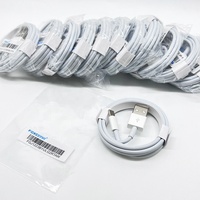 Offre Spéciale Foxconn 1M USB à 8 broches câble de charge rapide pour iPhone 7 8X11 12 câble de chargeur