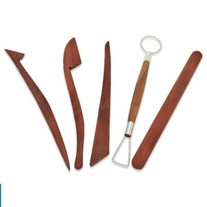 Shangji — outils en argile polymère, <span class=keywords><strong>outil</strong></span> de sculpture en bois, coupe-polymère en forme de poterie, réparation de roues, <span class=keywords><strong>outil</strong></span> en argile céramique 5 pièces - Product Image 2