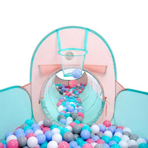 Maison de jeu pliable pour enfants et tout-petits, intérieur/extérieur, tunnel de jeu pour bébé, tente de jeu pop-up avec tunnel et fosse à balles - Product Image 3
