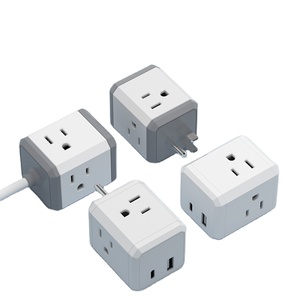 Tiêu chuẩn 2USB hoặc 1USB Type-C hoặc QC3.0 + pd20w phổ Travel Adaptor PC trắng tuya Ổ cắm thông minh Anh 20A tiêu chuẩn người anh Châu Âu - Product Image 1