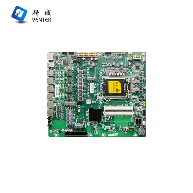 Firewall Pfsense Intel LGA1155 B75 DDR3 SATA Single New 6 I226V LAN RJ45 HD VGA Win10/Linux Industrial Motherboard
