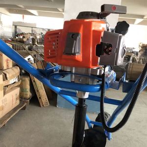 High Efficiency Industrial Grade <b>Gasoline</b> Earth Auger Wheels Single Tree Planting Digging Machine Post Hole Digger - Product Image 4