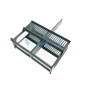 Plastic 24 Slide Staining Rack 6cm x 8.1cm x 3.2cm For <b>Microscope</b> Slides Lab Use - Product Image 3