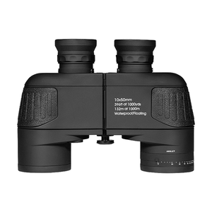 Jumelles de chasse professionnelles de haute qualité 10x50 avec télémètre laser 120m, mise au point fixe, faible luminosité, BAK4, pour l'extérieur - Product Image 1