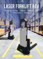 Chariot élévateur AGV MDBOT Manufacturing à commande sans fil, avec évitement d'obstacles automatique et capacité de charge de 1500 kg
