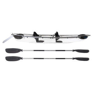 Kayak transparent, bateau transparent, fond transparent, canoë de pêche transparent pour 2 personnes, kayak transparent - Product Image 5