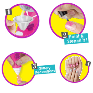 Set <span class=keywords><strong>de</strong></span> <span class=keywords><strong>Uñas</strong></span> Brillantes para Niñas, <span class=keywords><strong>Juguete</strong></span> <span class=keywords><strong>de</strong></span> <span class=keywords><strong>Estudio</strong></span> <span class=keywords><strong>de</strong></span> Arte <span class=keywords><strong>de</strong></span> <span class=keywords><strong>Uñas</strong></span>, Creatividad y Decoración, Juguetes <span class=keywords><strong>de</strong></span> Belleza y Moda para Niñas - Product Image 3