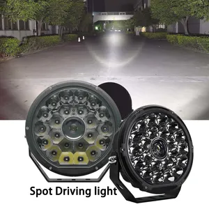 Xe tải off-road lái Xe Sương Mù Ánh Sáng Vòng ô tô Spotlight 9 inch LED 152W xe làm việc ánh sáng LED Đèn lái xe