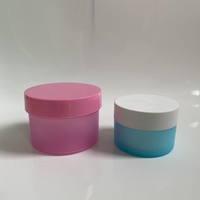 Violet 50g + 50g , 150g + 150g Pots cosmétiques 2 en 1 avec couvercles Cuillère pour crème pour le visage Sérum pour les yeux Masque pour les lèvres Scrubs Pot à double chambre