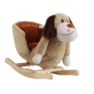 kids animal shaped chair rocking horse toy kids ride on plush toys soft toddler toys